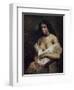 Mulatto Woman, c.1821-24-Eugene Delacroix-Framed Giclee Print