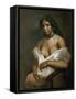 Mulatto Woman-Eugene Delacroix-Framed Stretched Canvas