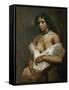 Mulatto Woman-Eugene Delacroix-Framed Stretched Canvas