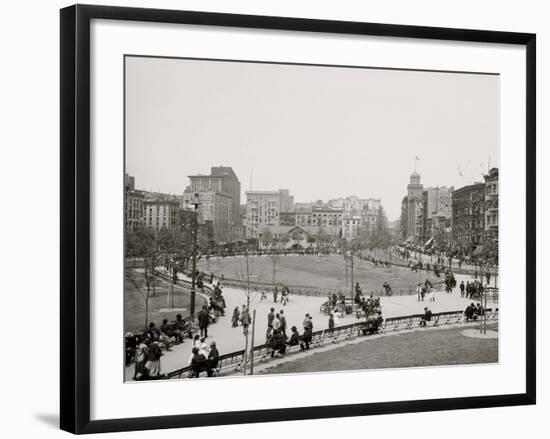 Mulberry Bend, New York-null-Framed Photo