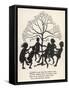 Mulberry Bush Rhyme-Arthur Rackham-Framed Stretched Canvas