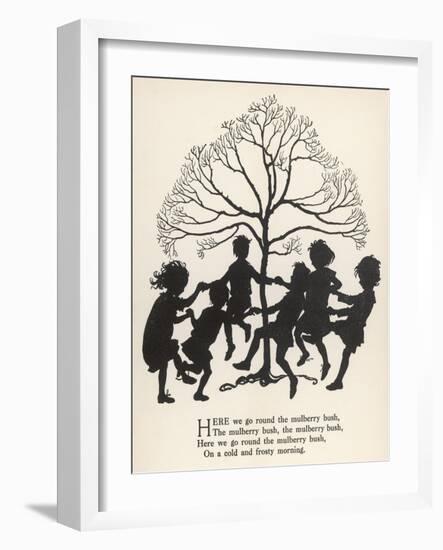 Mulberry Bush Rhyme-Arthur Rackham-Framed Art Print