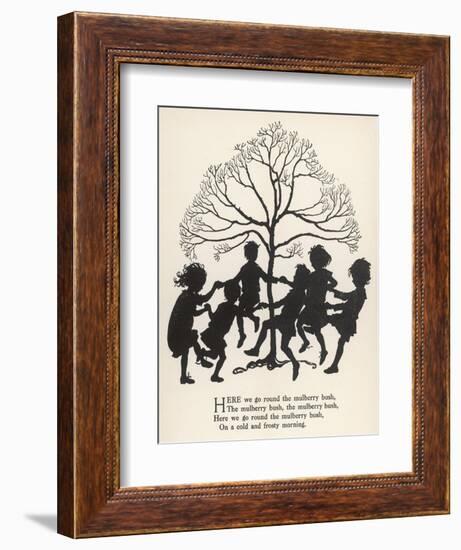 Mulberry Bush Rhyme-Arthur Rackham-Framed Art Print