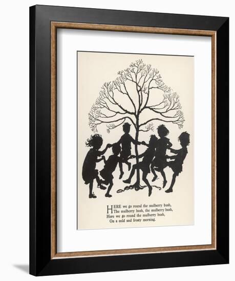 Mulberry Bush Rhyme-Arthur Rackham-Framed Art Print