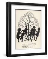 Mulberry Bush Rhyme-Arthur Rackham-Framed Art Print