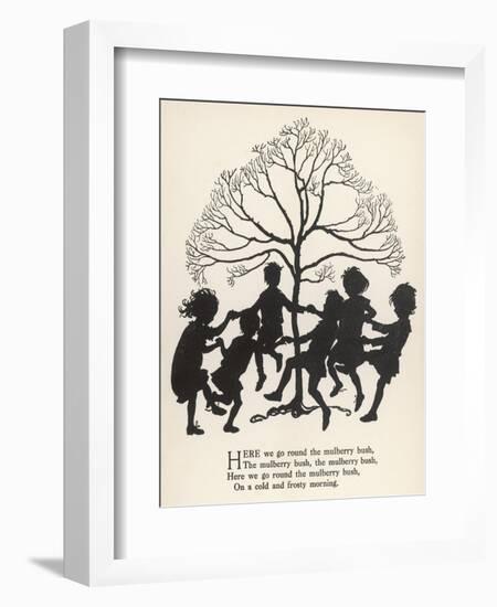 Mulberry Bush Rhyme-Arthur Rackham-Framed Art Print