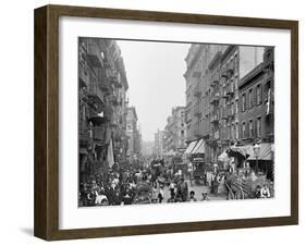 Mulberry St., New York, N.Y.-null-Framed Photo