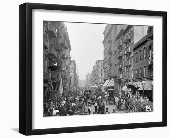 Mulberry St., New York, N.Y.-null-Framed Photo