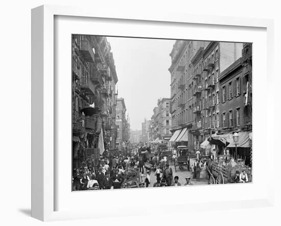 Mulberry St., New York, N.Y.-null-Framed Photo