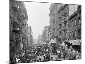 Mulberry St., New York, N.Y.-null-Mounted Photo