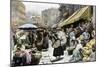 Mulberry Street, Center of the Italian Immigrant Neighborhood in New York City, 1890s-null-Mounted Giclee Print