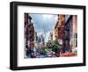 Mulberry Street in Little Italy, Manhattan, New York City, New York-George Oze-Framed Photographic Print