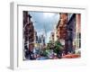 Mulberry Street in Little Italy, Manhattan, New York City, New York-George Oze-Framed Photographic Print