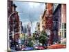Mulberry Street in Little Italy, Manhattan, New York City, New York-George Oze-Mounted Photographic Print