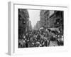 Mulberry Street in New York City's Little Italy Ca, 1900-null-Framed Photo