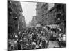 Mulberry Street in New York City's Little Italy Ca, 1900-null-Mounted Photo