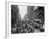 Mulberry Street in New York City's Little Italy Ca, 1900-null-Framed Photo