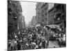 Mulberry Street in New York City's Little Italy Ca, 1900-null-Mounted Photo