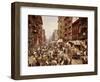 Mulberry Street, Manhattan, C.1900-null-Framed Giclee Print