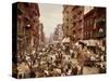 Mulberry Street, Manhattan, C.1900-null-Stretched Canvas