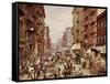 Mulberry Street, New York City-null-Framed Stretched Canvas