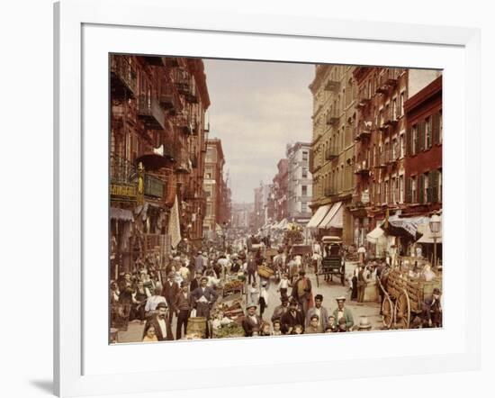Mulberry Street, New York City-null-Framed Photo