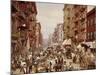 Mulberry Street, New York City-null-Mounted Photo