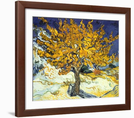 Mulberry Tree, c.1889-Vincent van Gogh-Framed Art Print