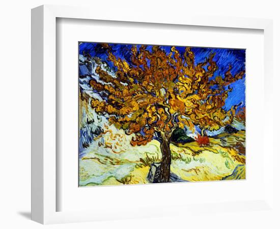 Mulberry Tree, c.1889-Vincent van Gogh-Framed Premium Giclee Print