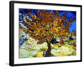 Mulberry Tree, c.1889-Vincent van Gogh-Framed Premium Giclee Print