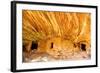 Mule Canyons House on Fire Ruin, Anasazi Ruins, Cedar Mesa, Utah-Richard Wright-Framed Photographic Print