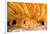 Mule Canyons House on Fire Ruin, Anasazi Ruins, Cedar Mesa, Utah-Richard Wright-Framed Photographic Print