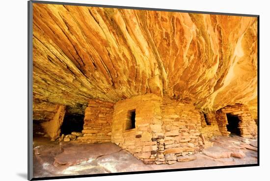 Mule Canyons House on Fire Ruin, Anasazi Ruins, Cedar Mesa, Utah-Richard Wright-Mounted Photographic Print