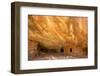 Mule Canyons House on Fire Ruin, Anasazi Ruins, Cedar Mesa, Utah-Richard Wright-Framed Photographic Print