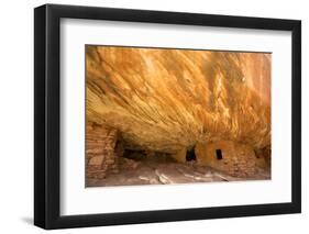 Mule Canyons House on Fire Ruin, Anasazi Ruins, Cedar Mesa, Utah-Richard Wright-Framed Photographic Print