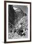 Mule Riders on Kaibab Trail-Philip Gendreau-Framed Premium Photographic Print