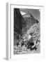 Mule Riders on Kaibab Trail-Philip Gendreau-Framed Photographic Print