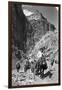 Mule Riders on Kaibab Trail-Philip Gendreau-Framed Photographic Print