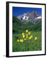 Mule's Ears, Maroon Bells, CO-David Carriere-Framed Photographic Print