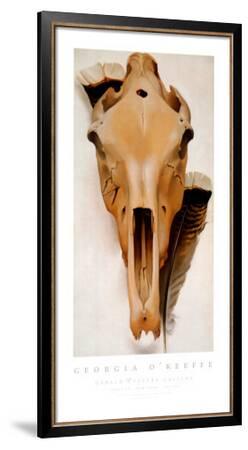 &lsquo;Mule Skull and Feathers&rsquo; Posters - Georgia O&rsquo;Keeffe | AllPosters.com