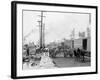 Mule Teams and the Levee, New Orleans, Louisiana-null-Framed Photo