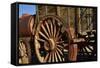 Mule Train Wagon, Harmony Borax Works, Death Valley, California, USA-Michel Hersen-Framed Stretched Canvas