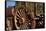 Mule Train Wagon, Harmony Borax Works, Death Valley, California, USA-Michel Hersen-Framed Stretched Canvas