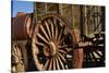 Mule Train Wagon, Harmony Borax Works, Death Valley, California, USA-Michel Hersen-Stretched Canvas