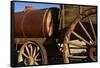 Mule Train Wagon, Harmony Borax Works, Death Valley, California, USA-Michel Hersen-Framed Stretched Canvas