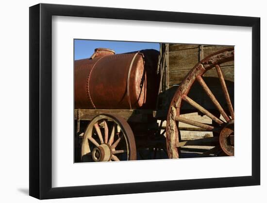 Mule Train Wagon, Harmony Borax Works, Death Valley, California, USA-Michel Hersen-Framed Photographic Print