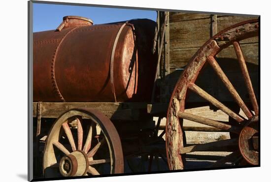 Mule Train Wagon, Harmony Borax Works, Death Valley, California, USA-Michel Hersen-Mounted Photographic Print