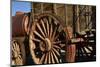 Mule Train Wagon, Harmony Borax Works, Death Valley, California, USA-Michel Hersen-Mounted Photographic Print