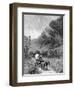 Mule Wagon Passing Through the Cumberland Gap, Kentucky-null-Framed Giclee Print