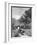 Mule Wagon Passing Through the Cumberland Gap, Kentucky-null-Framed Giclee Print